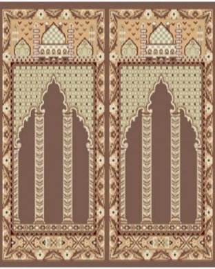 قالی مسجدی 700 شانه کد 424